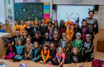 Halloween v 1. a 2. třídách
