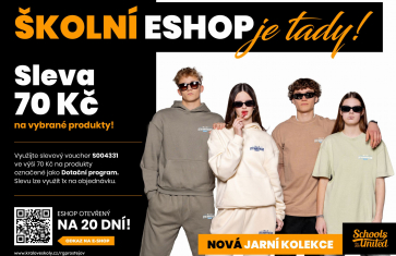 Školní e-shop otevřen