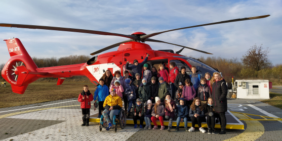 Exkurze na základně ZZS v Olomouci