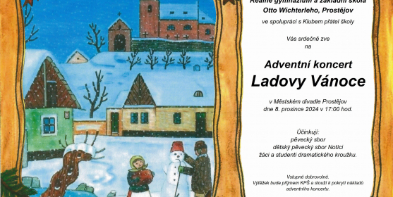 Adventní koncert školy 8. 12. 2024