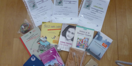 Soutěž v německém jazyce - Bücherwurm 2021